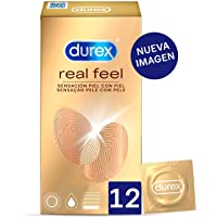 Durex Preservativos Sensitivos Real Feel Sin Látex - 12 condones